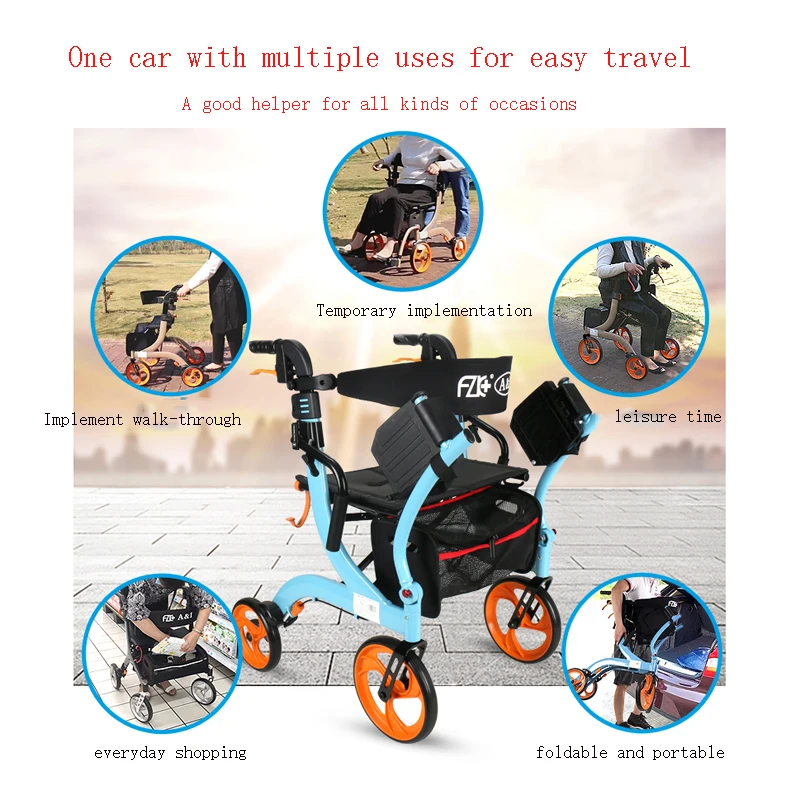 Seniors Shopping Cart Trolley Elderly Walker Adult Height Adjustable Seat By Legs And Arms Lightweight Aluminum Folding Walker 12 Seniors Shopping Cart Trolley Elderly Walker Adult Height Adjustable Seat By Legs And Arms Lightweight Aluminum Folding Walker 6