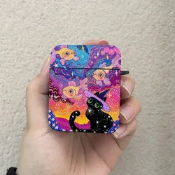 Kawaii Black Cat Protective AirPods Case - Stylish Wireless Earphone Cover - Airpods Pro (B)