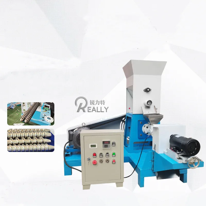 Industrial Dog Pet Floating Fish Feed Extrude Machine Dry Food Pellet Making Machine Puffing Mill Extruder Production Line 8x ac80rl3 replacement spool line for ryobi one plus 18v 24v and 40v cordless trimmers weed eater string auto feed
