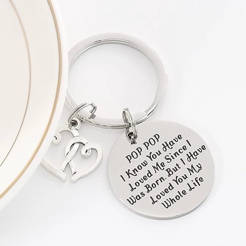 Keychain - Humorous Grandpa Gift and Keepsake Jewelry