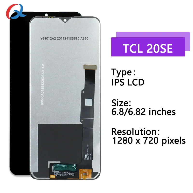 TCL 20 SE 디스플레이 용 TCL 20 SE 화면 교체 용 TCL 20 se lcd Pantalla 용 휴대 전화 Lcd
