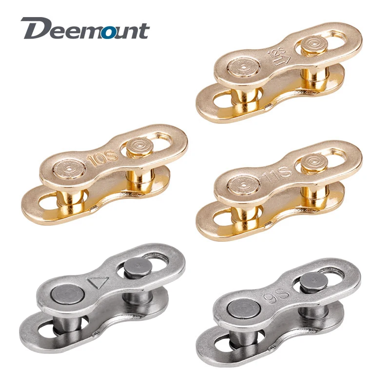 

Bicycle Chain Quick Buckle for Single 1/6/7/8/9/10/11/12s Chain Connector Master Link Steel Electroplating Silver Gold MTB Parts