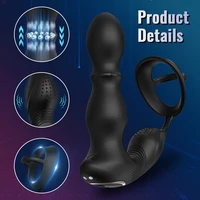 Sexspielzeug für Männer Prostata-Massagegerät Stoßvibrator Analplug Erwachsenenspielzeug Cockring APP Analvibrator Buttplug für Paare Homosexuell 4