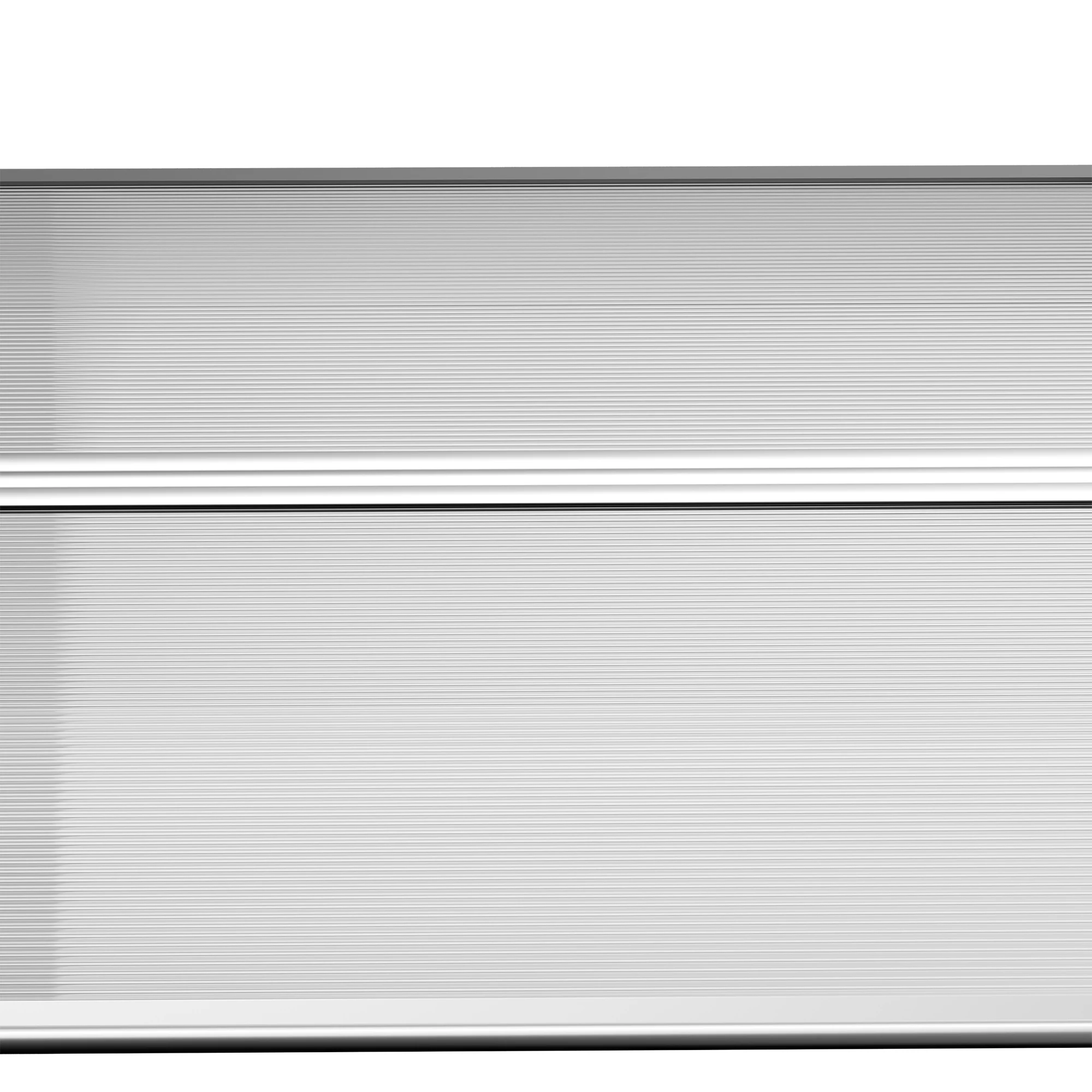 Outsunny Tejadillo de Protección 110x60 cm Marquesina Exterior para Puertas  y Ventanas contra Sol y Lluvia con Soporte Aleación de Aluminio
