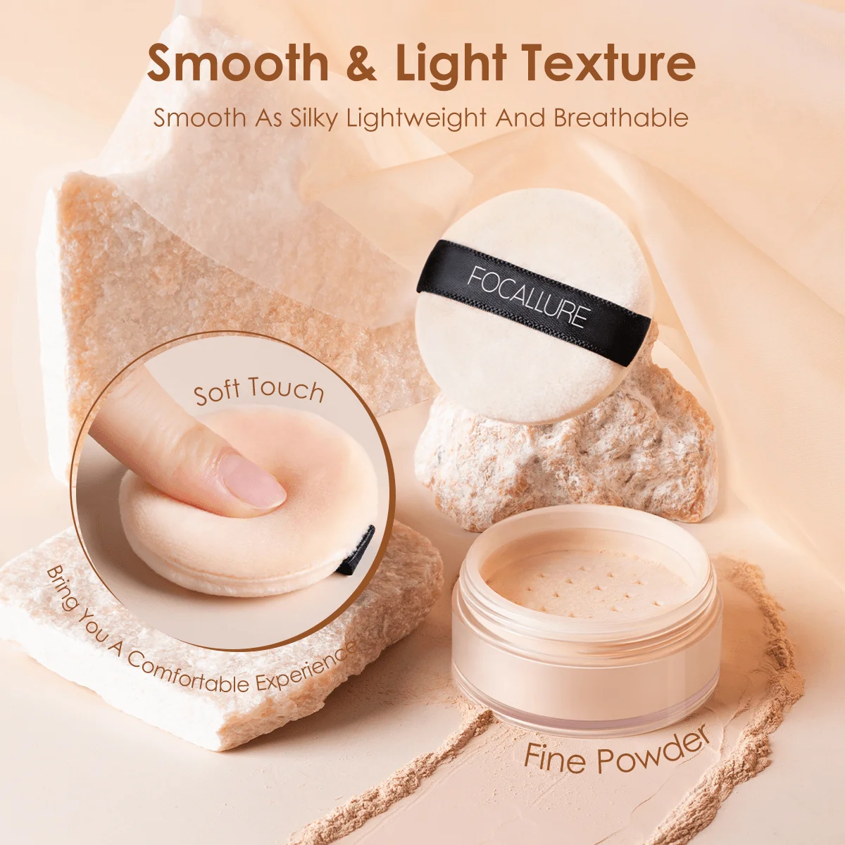 FOCALLURE 9 Colors Loose Powder Face Setting Powder Makeup Cosmetics