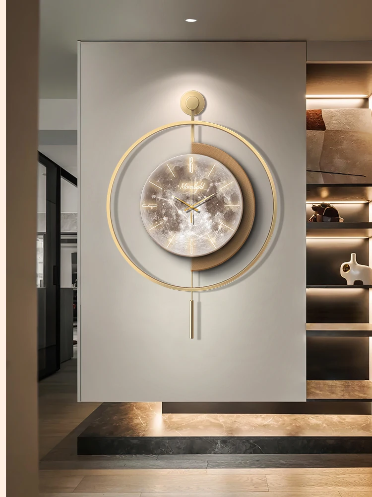 

Luxury Large Wall Clocks Modern Living Room Art Creative Silent Quartz Wall Clock Mechanism Office Free Shipping Home Decoration