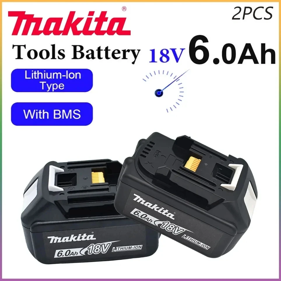 

100% Оригинальный 18V Makita 3,0/4,0/5,0/6.0Ah перезаряжаемый аккумулятор для электроинструмента с аналогичной литий-ионной батареей BL1860B BL1830 BL1850