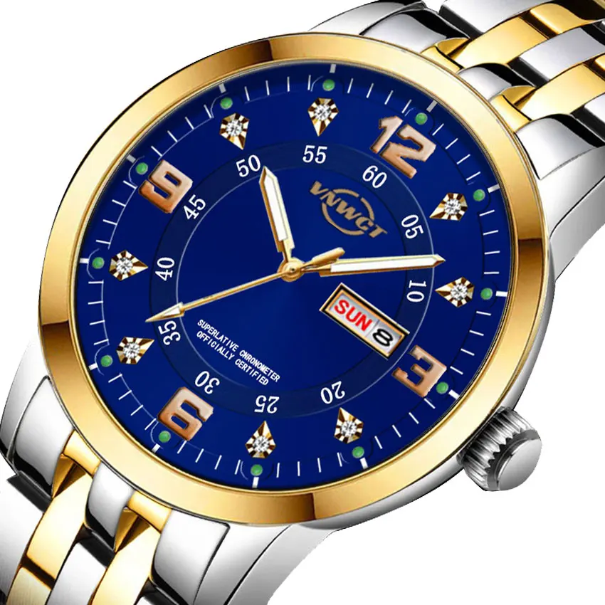 

Luxury Men Watch Stainless Steel Watches Minimalist Quartz Wrist Watch Men Business Casual Watch Relogio Masculino