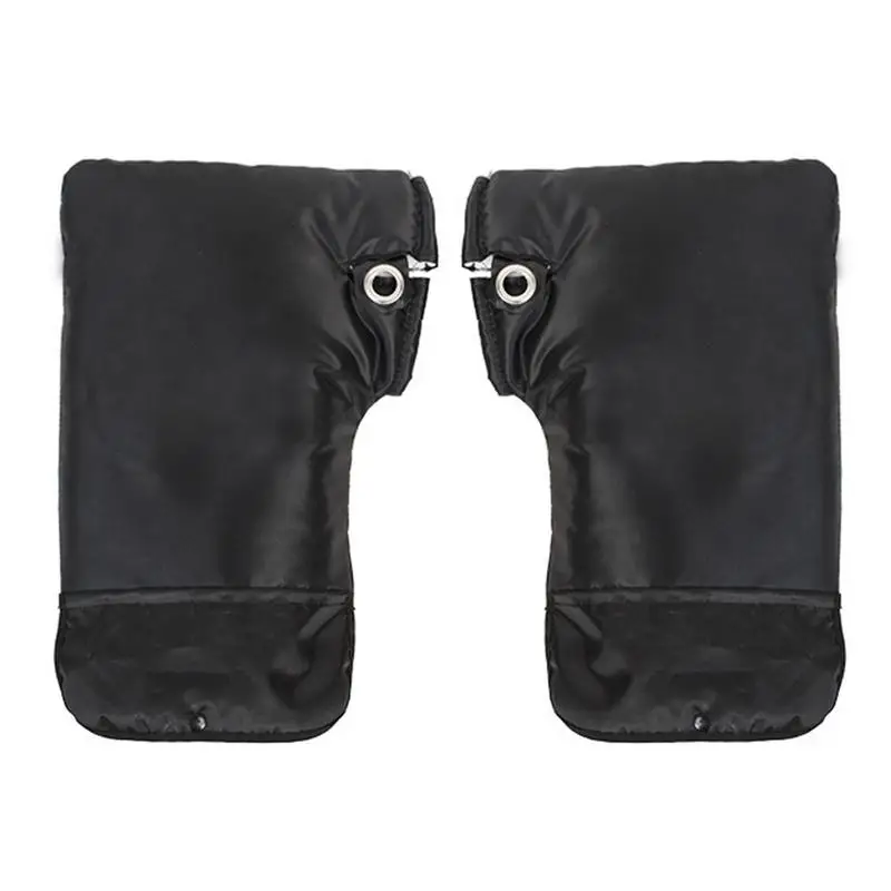 

Snowmobile Handlebar Muffs Universal Handle Bar Muff Fluff Lining Bar Mittens For Bikes With Safety Protection Snap Windproof