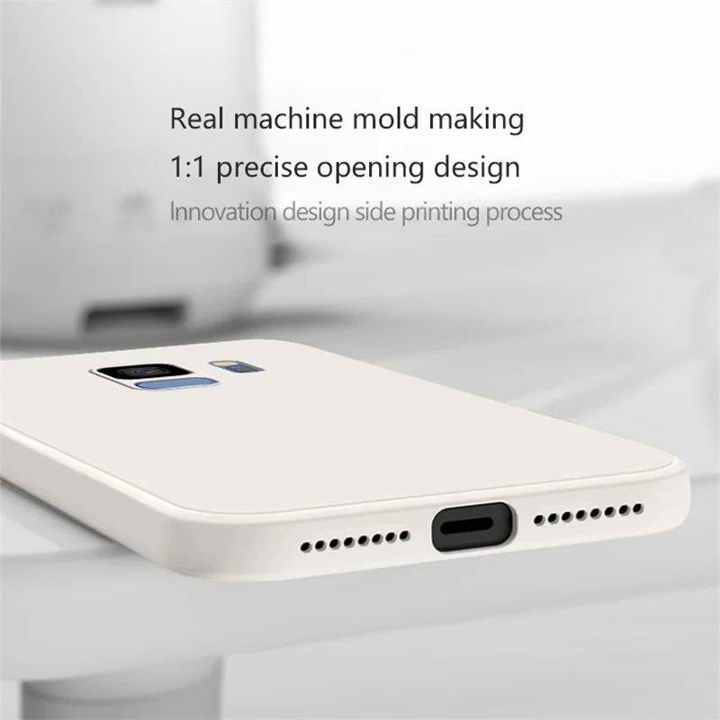 Für Samsung Galaxy S8 S9 S10 Plus S20 S21 FE S22 S23 S24 S25 bunte mode Abdeckung Hohe qualität Original Flüssigkeit silikon Fall – Detail 10