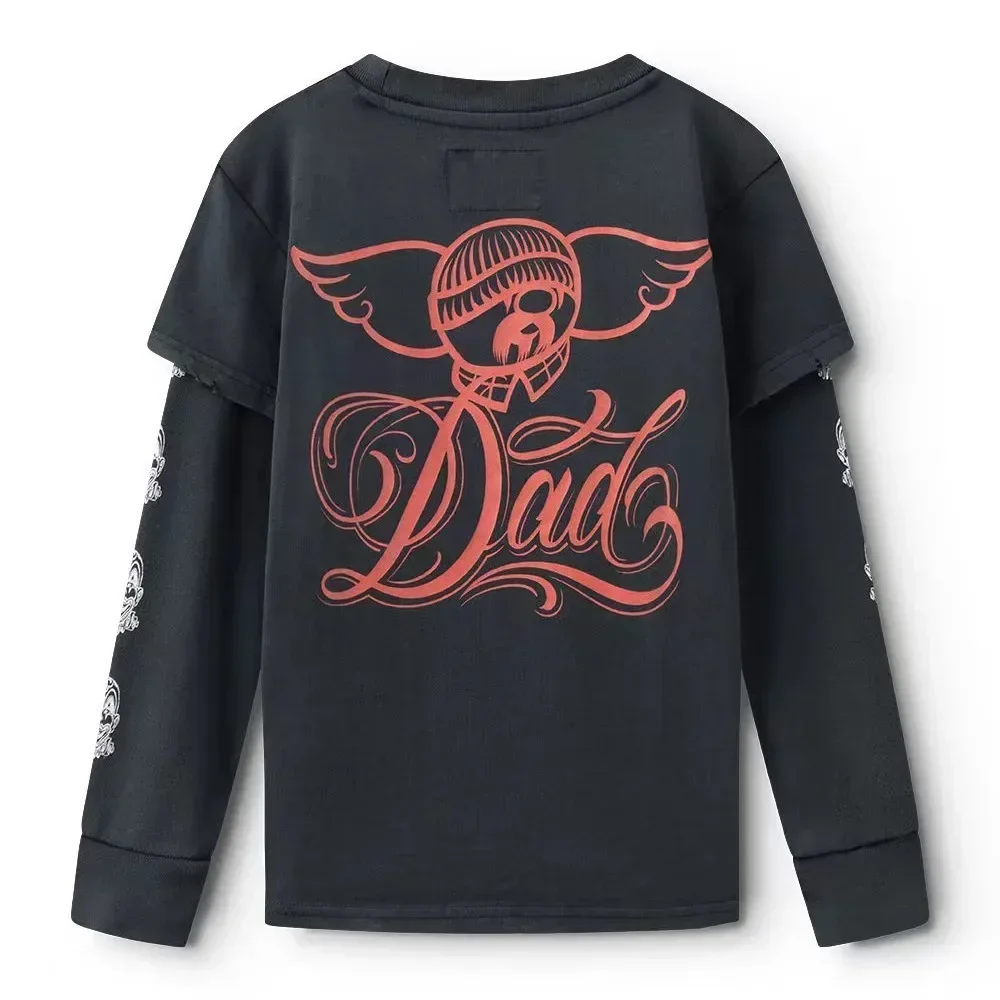 Boys Clothes Brand New Autumn Toddler Girl Sweater Tops + Pants Skull Print Hooded Sweatshirts Kids Outfit Set Cotton Outwear - 5