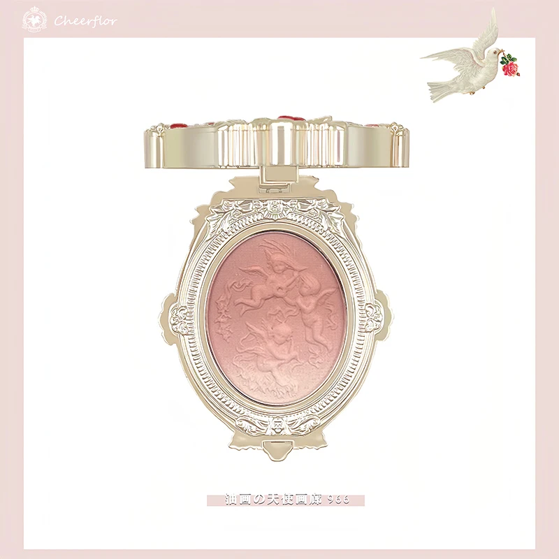 Angel Embossed Blush Cruelty-Free Matte Powder Blusher
