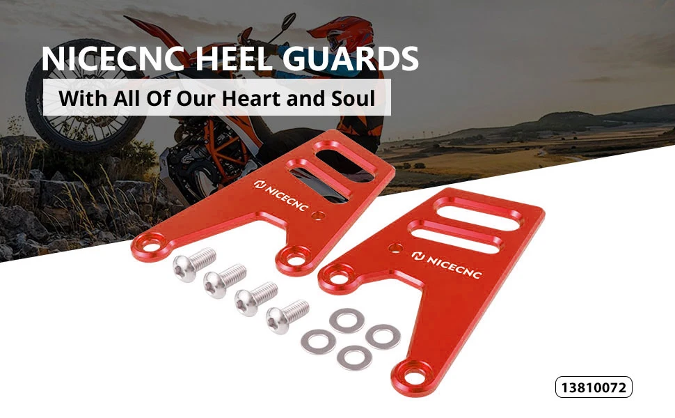 Für KTM 690 Enduro/R SMC/R 2008–2024, Fersenschutzabdeckung, geräuschlose Taschen, Montagehalterung, Husqvarna 701 2016–2023, GasGas ES/SM 700 – Detail 13