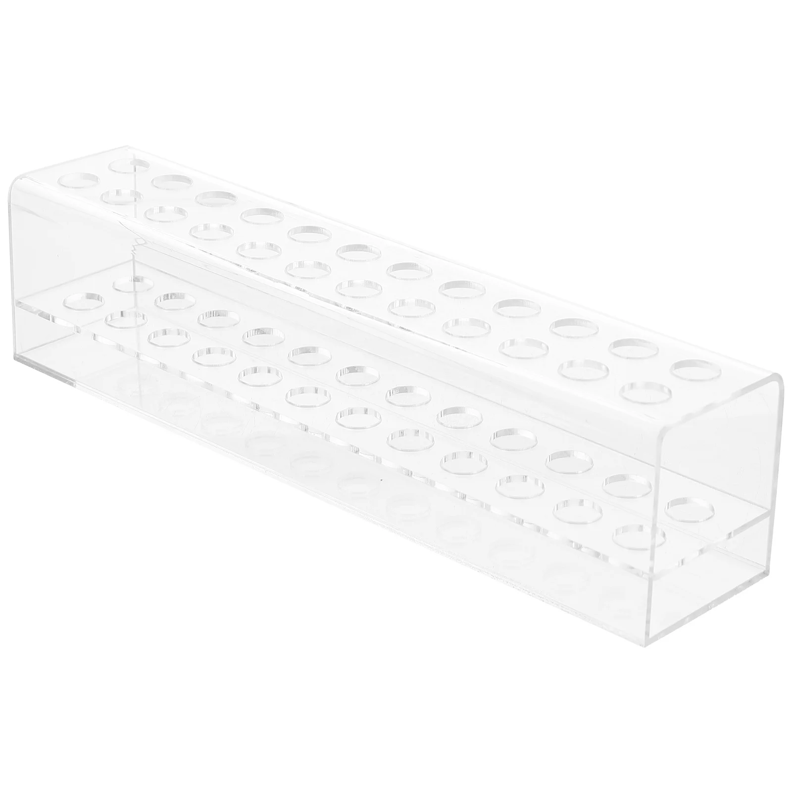 

Transparent Pen Holder Rack Manicure Tool Organizer Display Stationery Stand Acrylic Storage Cosmetics Brush