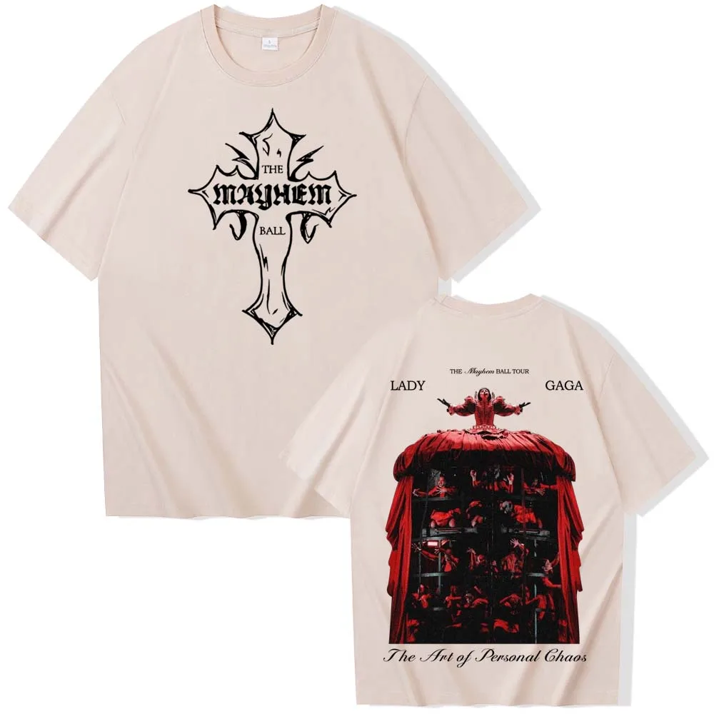 Lady Gaga Mayhem Ball Tour The Art of Personal Chaos Shirt Graphic