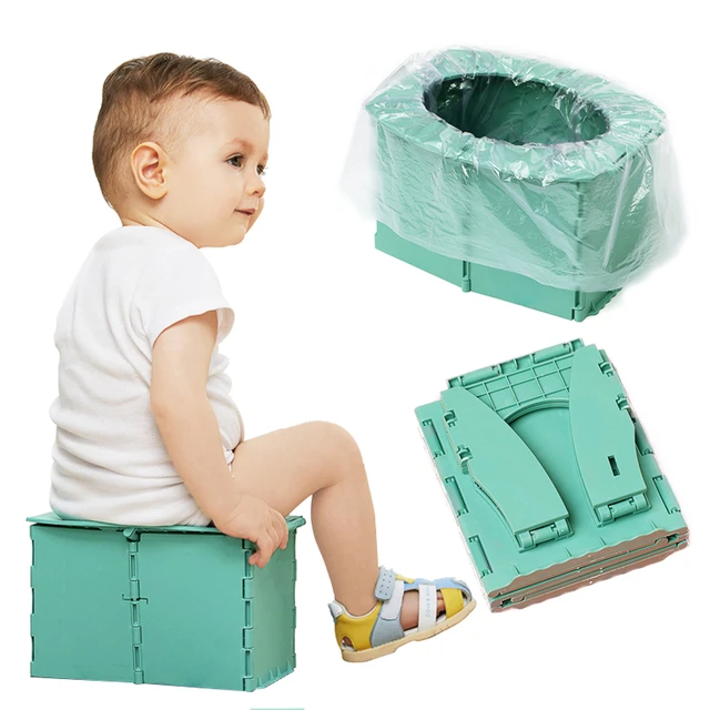 Silla de entrenamiento plegable para bebé, orinal portátil de viaje para  niños - AliExpress