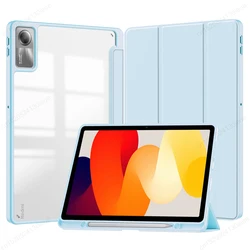 Premium Tablet Case with Pencil Holder & Auto Sleep for MiPad 7 7Pro 11.2 (Sky Blue)