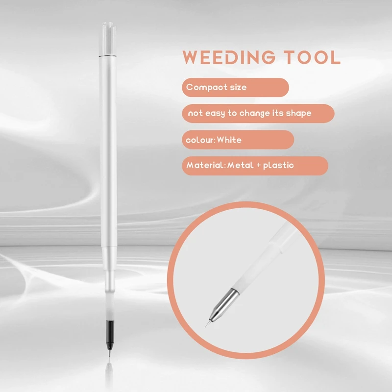 10 Pcs Fine Point Pin Pen Refills Spare Refill For Weeding Pens, Replace Refill Needle Pin Craft Vinyl Tools