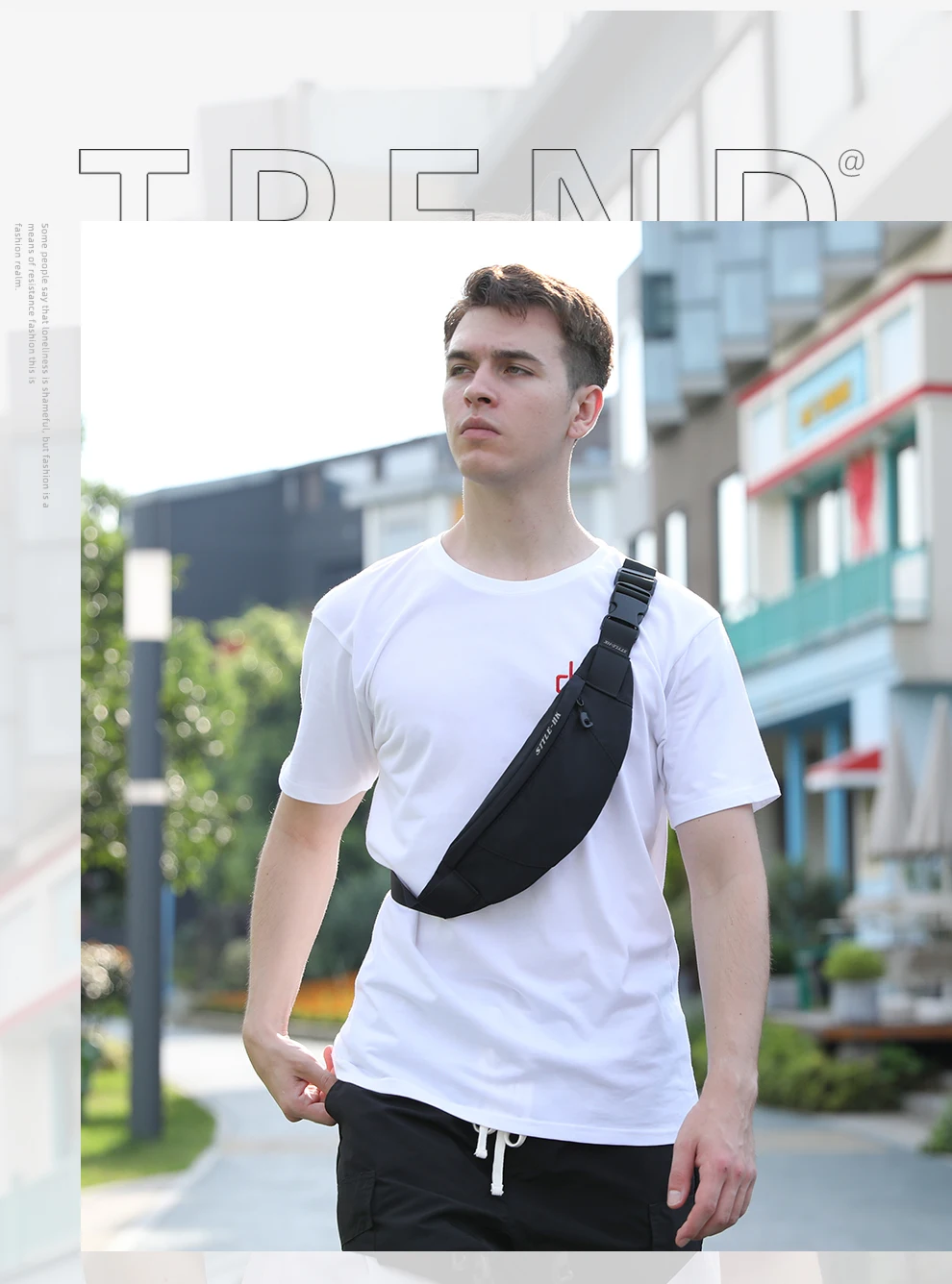 Heroic Knight Hochwertige Hüfttasche für Herren, lässige Outdoor-Reisetasche, Umhängetasche, modische Sport-Brusttasche, wasserdichte Gürteltasche – Detail 13