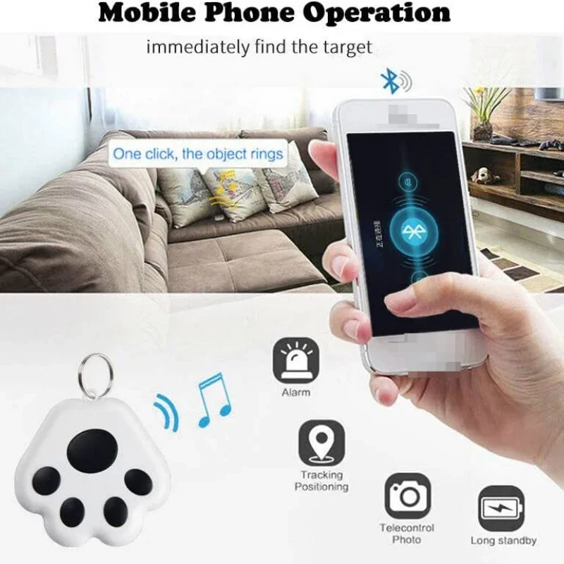 Cat Dog Mini GPS Tracker Bluetooth-compatiable 4.0 Mobile App Tracking Finder Smart Anti-loss Device Old Men Kid Pet Locator bluetooth tracker,smart tracker