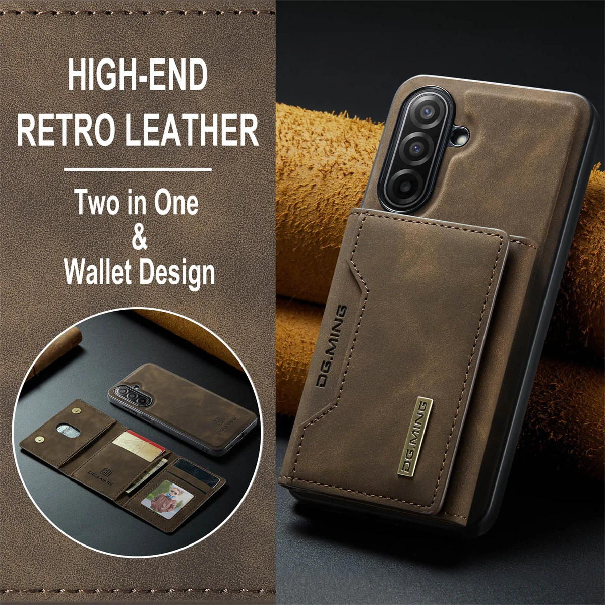 Detachable Wallet Phone Case with Enhanced Protection and Style