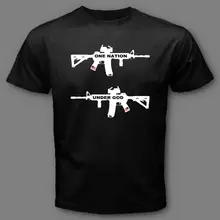 

One Nation Under God. Creative Design 2nd Amendment AR-15 Rifle Gun T-Shirt. Summer Cotton Short Sleeve O-Neck Mens T Shirt New