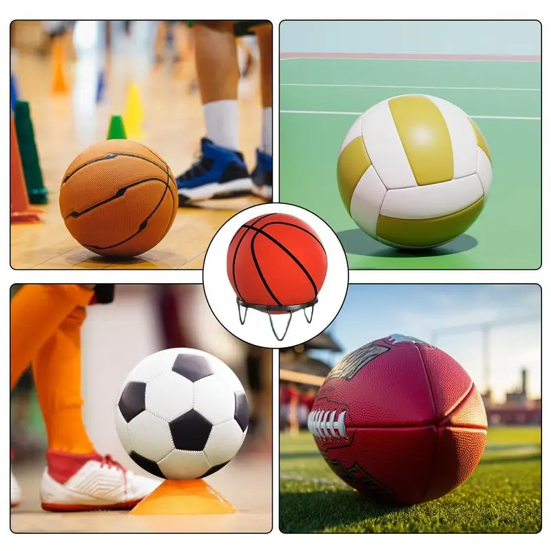 5 sizes Multi-Layer Basketball Storage Rack Iron Football Display Shelf Kindergarten Volleyball Stand Holder Sport Equipment