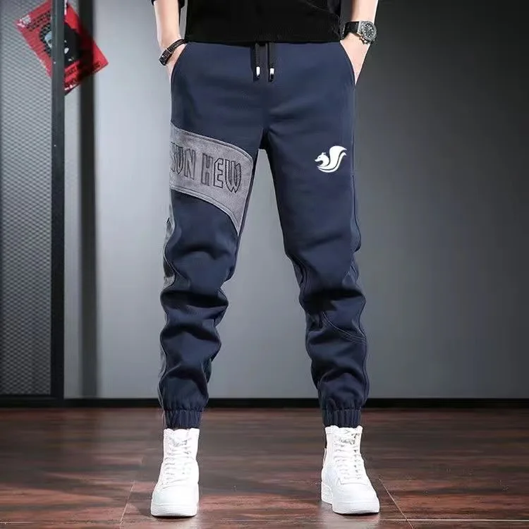 

New Men's Sweatpants Baggy Joggers Fashion Letter Hip Hop Streetwear Harem Pant Men Casual Cotton Loose Trousers 6XL