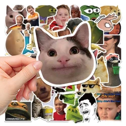 50-Pack of Waterproof Funny Emoji Stickers for Creative DIY Projects (ET231223)
