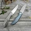 Bearing Flipper Assisted Pocket Folding Knife M390 Blade TC4 Titanium Alloy Handle Outdoor Tactical Knives Hunting Camping Tool 1