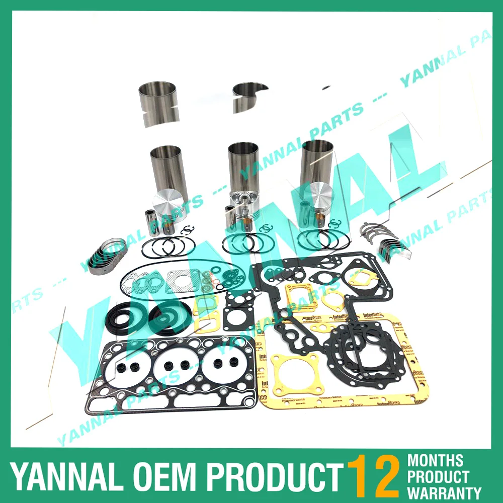 

D950 Overhaul Rebuild Kit For Kubota Engine B7200D B1750D B8200E F2100 Tractor