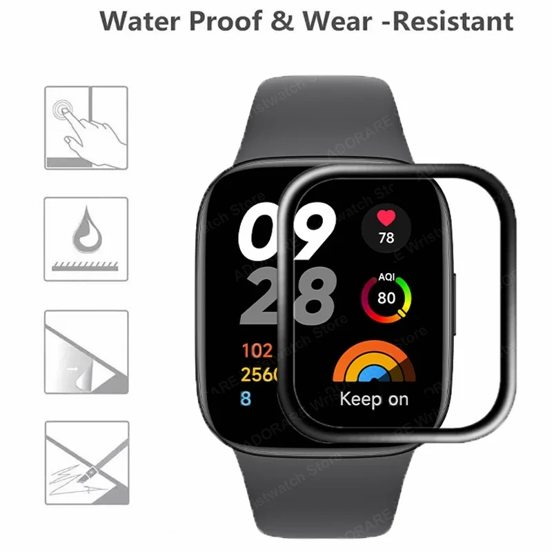 Pellicola Vetro Temperato Per Xiaomi Redmi Watch 5 Lite - 4 Pezzi, Antigraffio E Antiolio - Foto 8