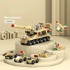6IN1 Engineering Car Helicopter  Truck Tank City Building Blocks Police Bricks Fire Fighting Brick Set Toys for Children 4