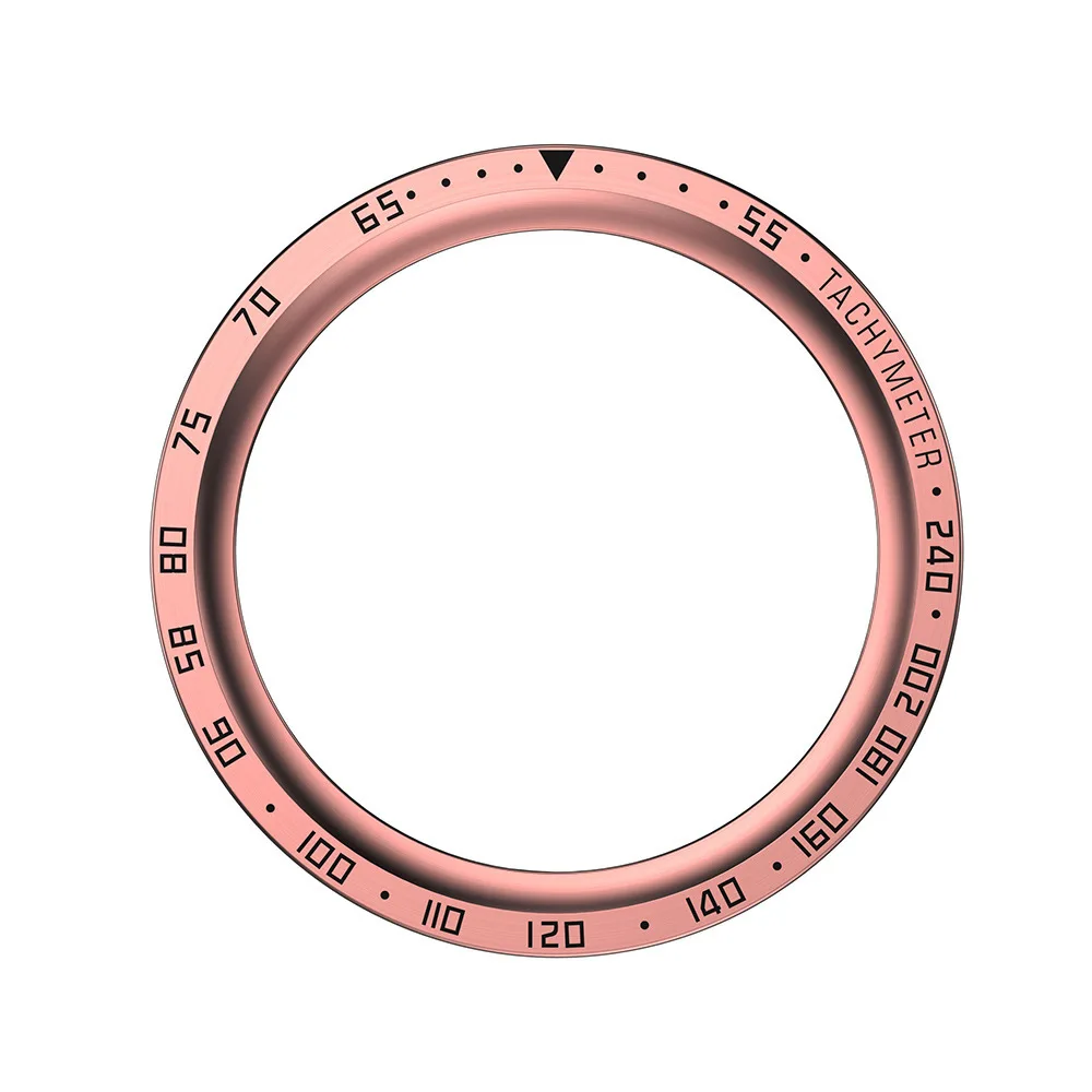 Sleek Rotating Metal Bezel Ring with Time Scale Protective Cover