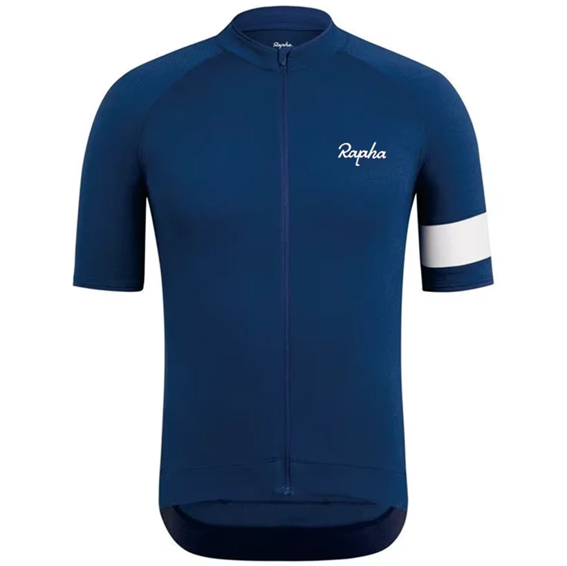thumbnail image 1 of Traje de ciclismo de equipo nuevo de verano de alta calidad 2025 para hombre, camiseta de bicicleta de montaña de secado rápido y transpirable de manga corta negra, España, 1 of 5