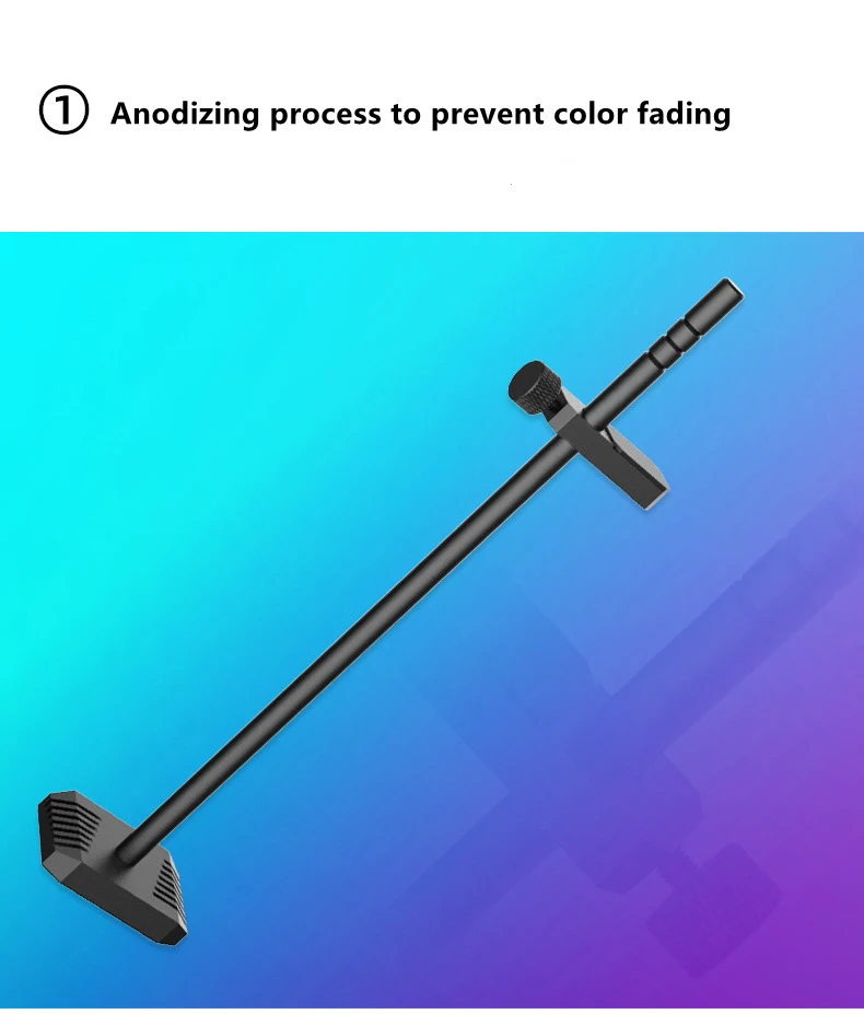 Alumínio Magnetic Desktop Bracket, Suporte a placa