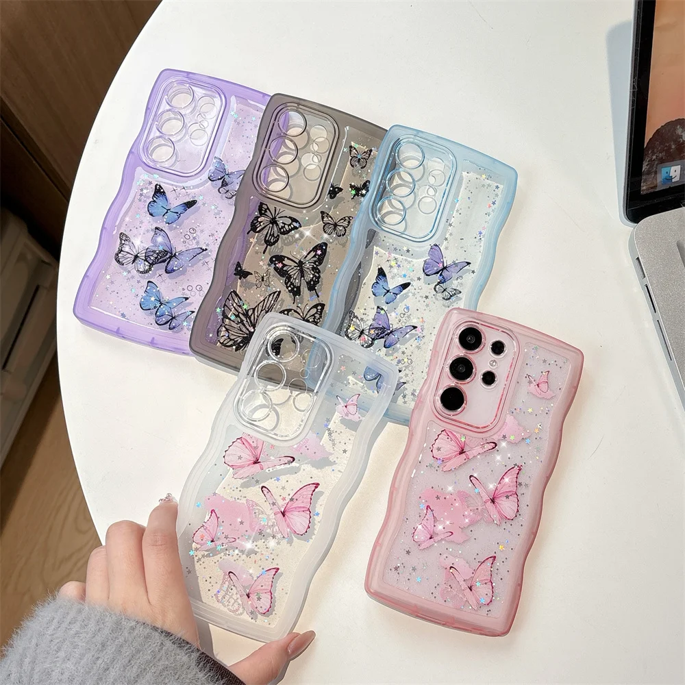 Glitter Butterfly Phone Case