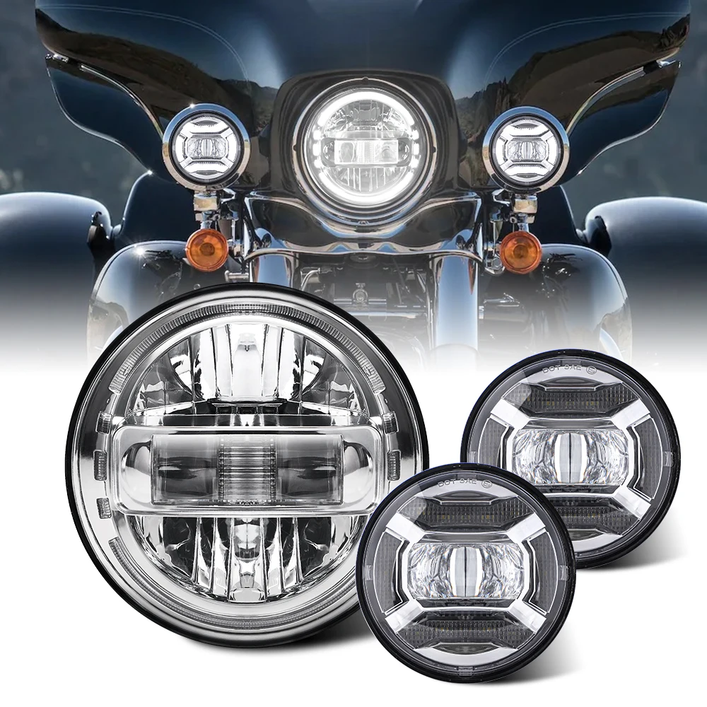 Motorcycle Headlight Assembly 7