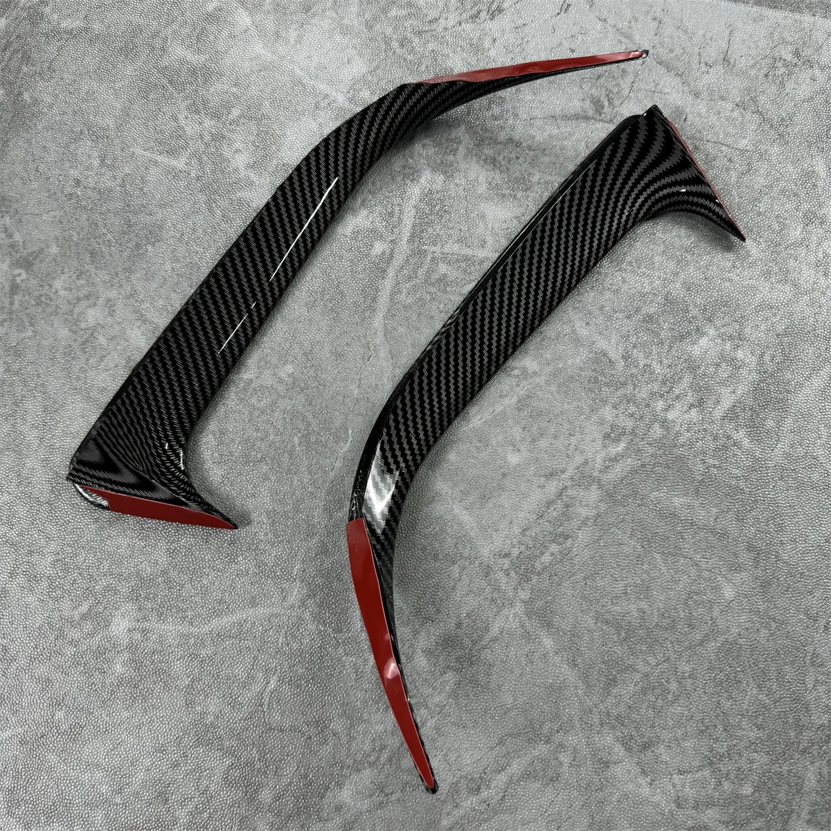 For Mercedes Benz W117 CLA 200 220 250 260 45 AMG 2014-2018 Rear Bumper Lip Spoiler Canards Wind Knife Splitter Car Accessories