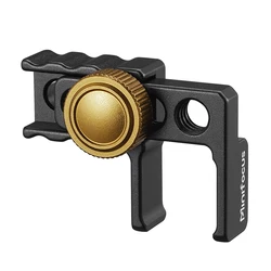 Universal Camera Cage Cable Clamp with Quick Release L Plate and HDMI Fixed Lock (Glod)