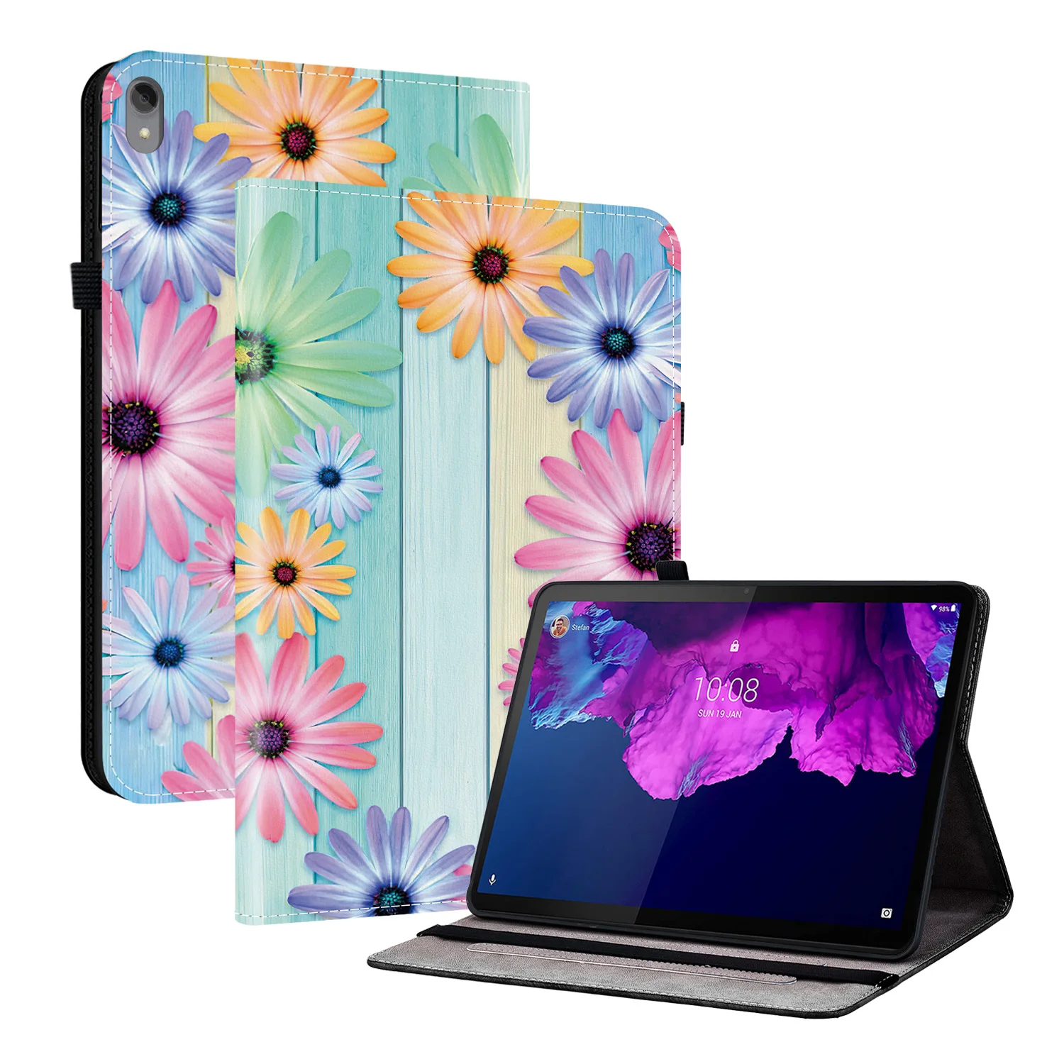 Premium Luxury Leather Tablet Cover, 11-12 Inch