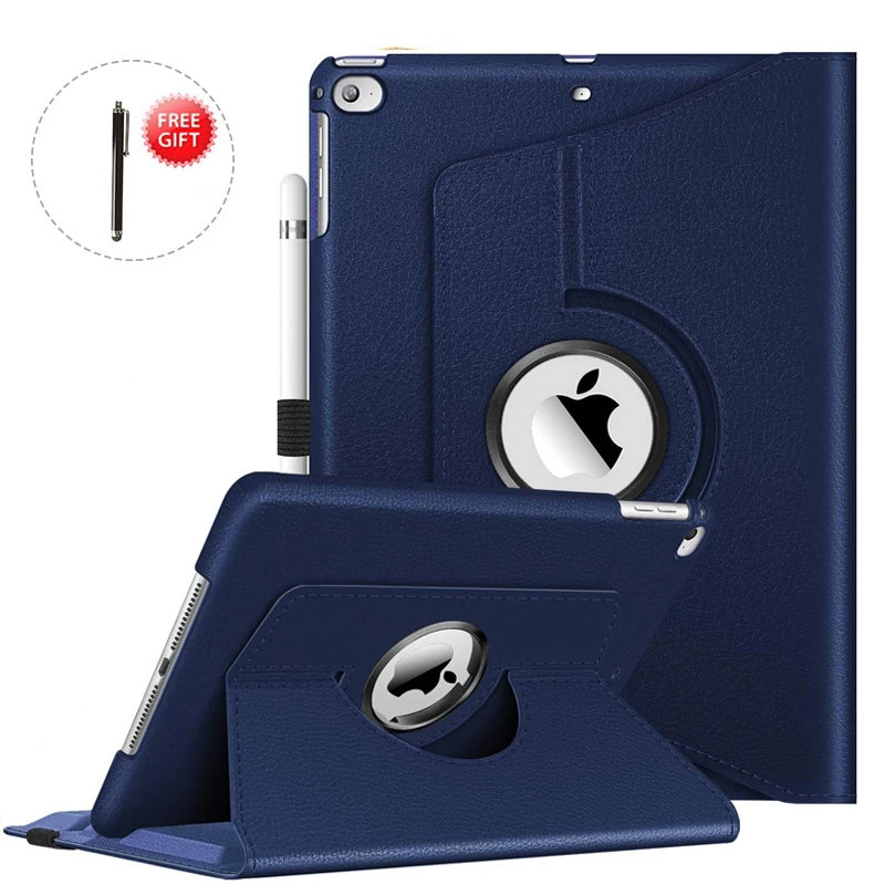 360 Custodia Rotante Per Ipad Air4 Air5 10.9 Ipad 5Th 6Th Air1 2 9.7 ''Custodia In Pelle Intelligente Per Ipad 8/9Th Gen 10.2 Pro11 Funda