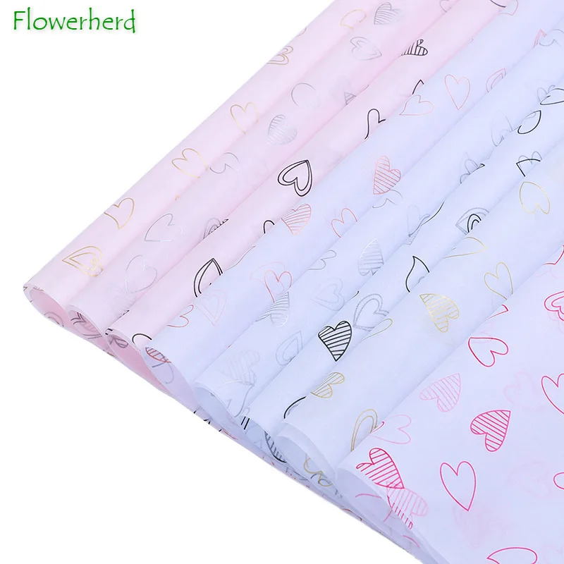 Buy Florist Wrapping Paper Sheets Wrapper Milk Cotton Material Valentine  Day Gift Wrap Bouquet Wrapping Paper Pink Baby Online