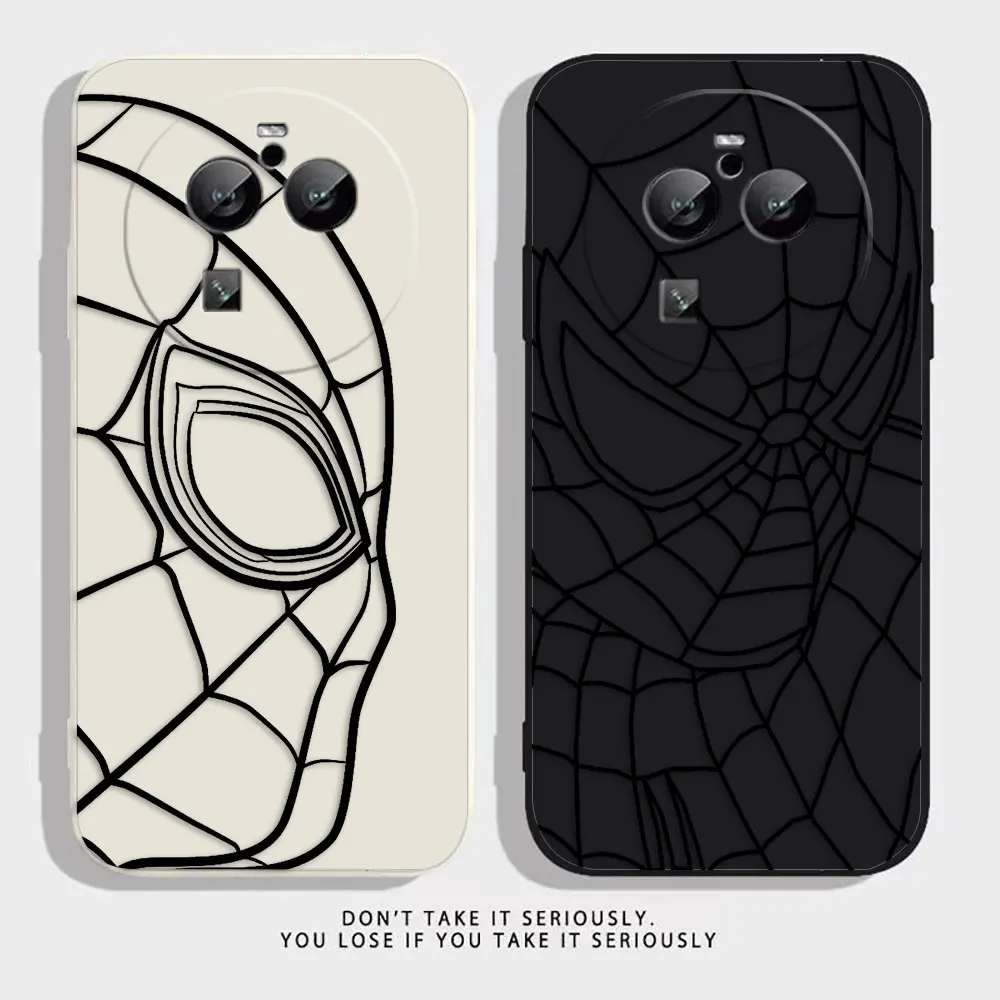 Marvel Spider Man Line Phone Case Per Oppo Find X5 X6 X3 X2 Realme X7 X50 Reno Ace 2 2Z 4Z 4 6 7 Lite 5Z 5F 4G 5G Pro Case Funda