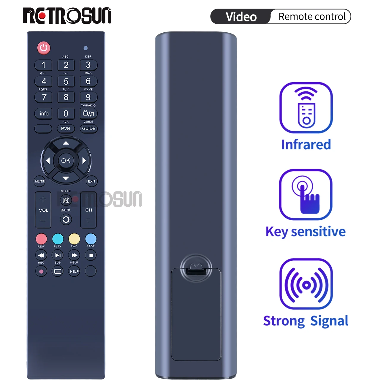 new-remote-control-for-vast-set-top-box-33mm-dsd4121-uec-dsd-4121rv-and
