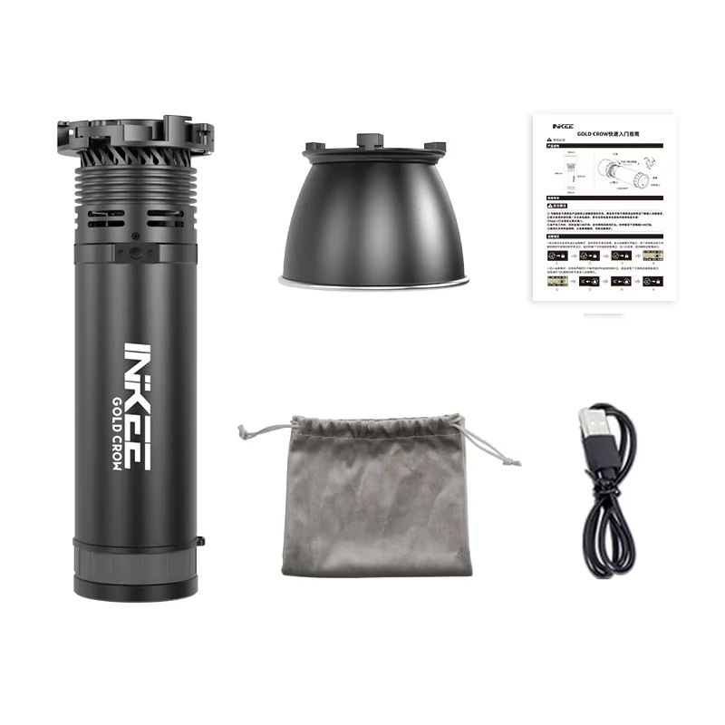 【美品】INKEE GC150 150W 撮影用LEDビデオライト INKEE GC150 150W Studio LED Video Light Waterproof Bowens Mount