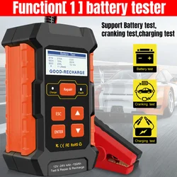 KONNWEI KW520 12V 24V Car Battery Tester Charger and Battery Repairing Tool 3 in 1 Diagnostic Scanner 100-2000CCA Battery Tester