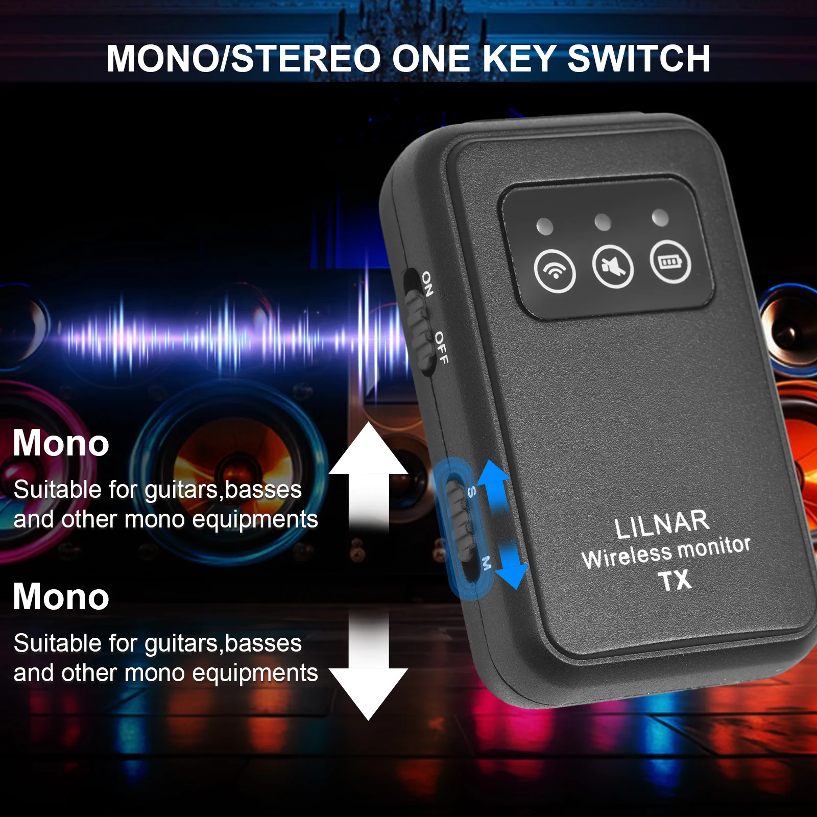 Sistema Monitoraggio Wireless In-Ear - Trasmettitore E Ricevitore 2,4GHz | Per Live E Studio - Foto 6