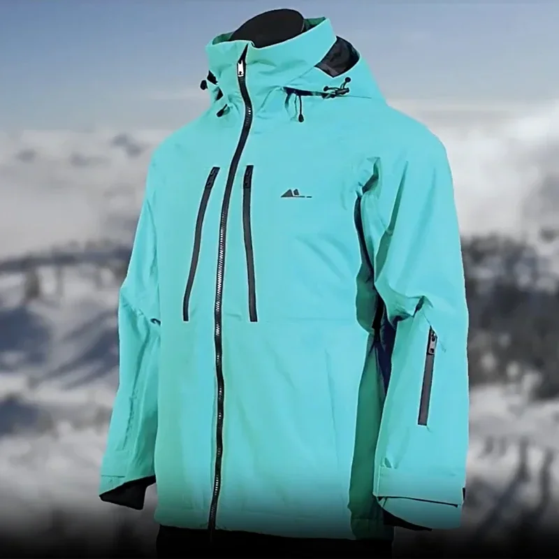 

2024 New Mountain Outdoor Woman Thermal Skiing Jacket Sport Windproof Men Snowboard Jacket Winter Adult Warm Hooded Snow Clothes