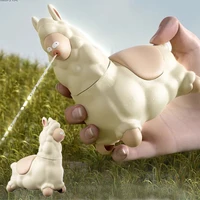 Alpaca Water Gun Children's Toy Handheld Continuous Water Spraying Sprinkler Outdoors Boys Girls Pool Garden Fights Game Gift